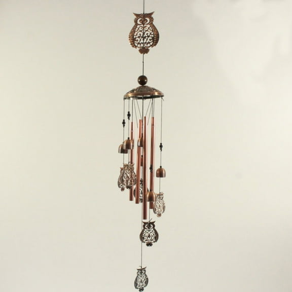 Owl Wind Chimes Outdoor Gifts for Mom/Wife Birthday Gifts Metal Wind Chimes for Outside/Indoors, Home, Lawn, Porch, Patio, Garden Decor