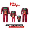 thumbnail image 1 of EIMELI Pyjamas de Noël pour la Famille Imprimé Gingerbread Man, 1 of 10