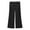 X1Black, variant on lnmuld Girls Dressy Flare Pants High Waisted Stretch Bottoms Ruffle School Comfortable Everyday Wear Size:11-12 Years