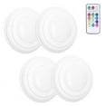 thumbnail image 2 of Lampe de Plafond Sans Fil, 4 Pcs Lampe LED avec Télécommande, Intégration Sans Couture sous Armoire, 2 of 14
