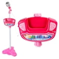 thumbnail image 5 of Kidplokio Pink Pretend Play Karaoke Machine MP3 Player Kids Ages 3 and Up, 5 of 10