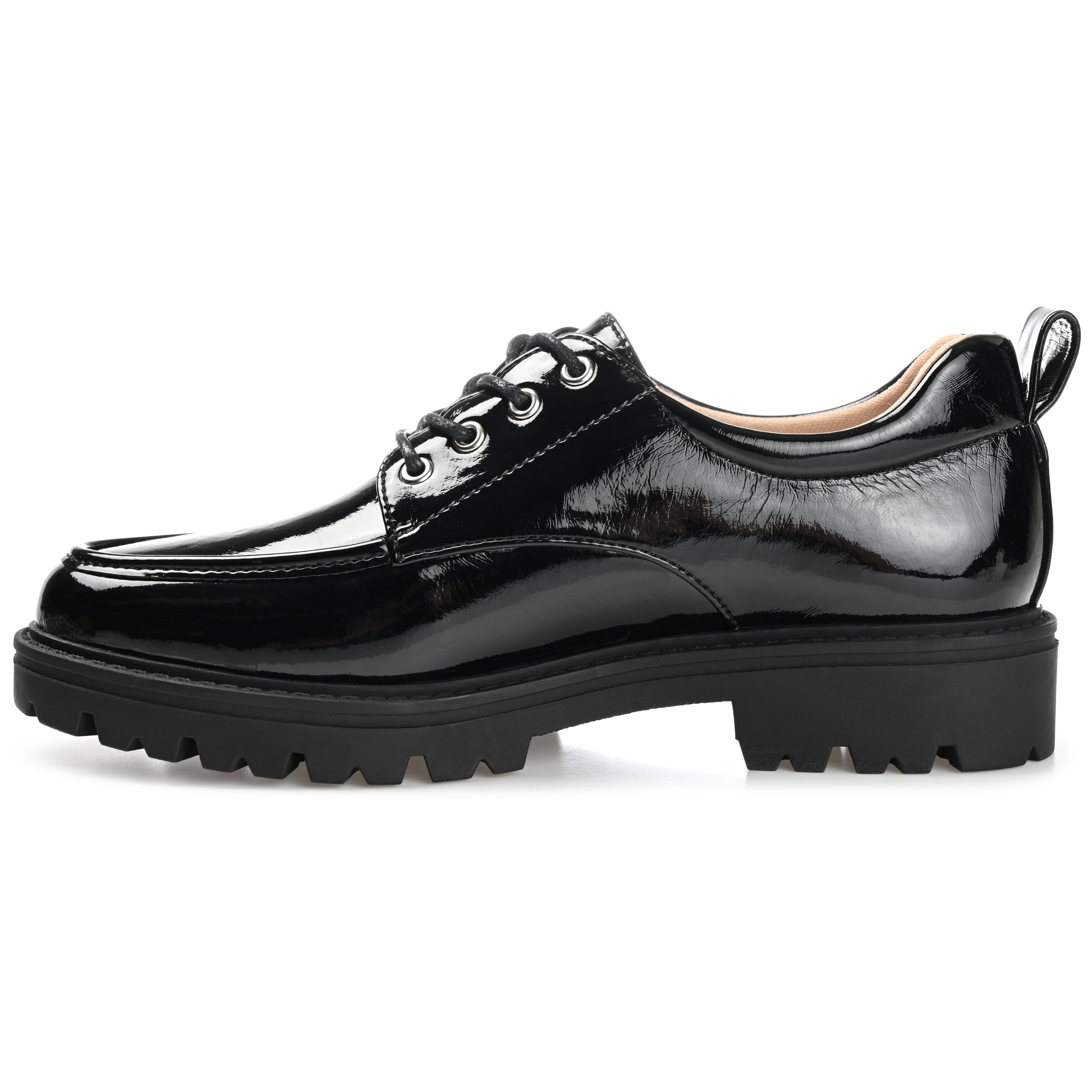 Journee Womens Zina Almond Toe Lace-up Oxford, Widths Available