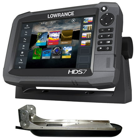 Lowrance HDS-7 Gen 3 w/ TotalScan Transducer Base Version & TFT LCD 7u0022 Display