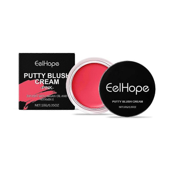 Eelhope Pink Blush Mud Natural Delicate Light Red Color Makeup Monochrome Matte Blush
