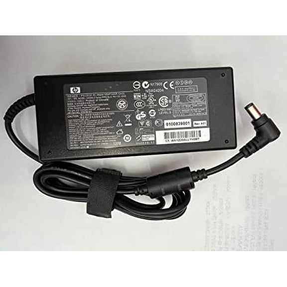 18.5V 6.5A 120W AC/DC Adapter Compatible for HP Model Series PPP016L-E PA-1121-42HS PPP016LE PA112142HS Part NO. 579799-001 579799001 18.5VDC 6500mA 120.0W Power Supply Cord Charger
