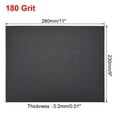 thumbnail image 3 of Uxcell  180 Grits Waterproof Sandpaper Wet Dry Sand Paper Wood Furniture Finishing Silicone Grey 3 pcs, 3 of 5