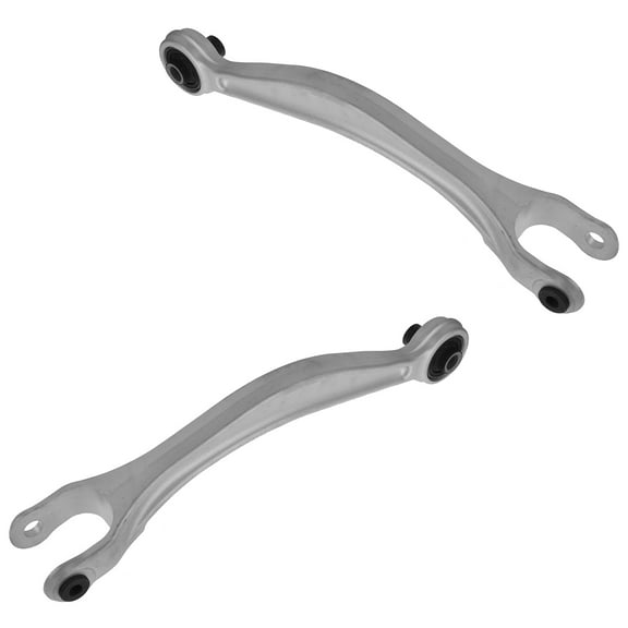 TRQ Front Rearward Lower Control Arm with Bushing Pair Set Kit for Saab 9-3 900 PSA62782