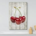 thumbnail image 2 of wall26 Canvas Print Wall Art Retro Vintage Wood Panel Cherry Fruit Cooking Realism Digital Art Modern Art Decorative Bohemian Chic Kitchen/Food Rustic for Living Room, Bedroom, Office - 12"x18&q, 2 of 5