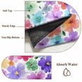 thumbnail image 2 of Colorful Flowers Area Rug 4x6 Washable Rug Non Slip Spring Botanical Watercolor Floral Large Area Rug Indoor Floor Carpet for Entryway Bedroom Kitchen Living Room Home Office Dining Room Nursery, 2 of 8