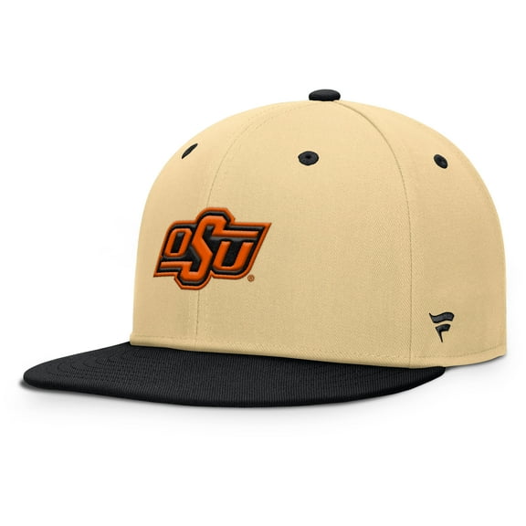 Men's Fanatics Khaki/Black Oklahoma State Cowboys Balance Fitted Hat