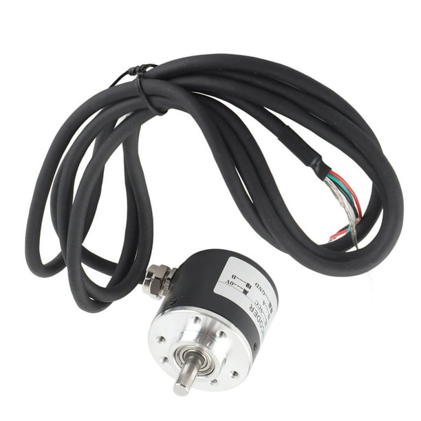 600p/r Magnetoeléctrico De Rotación Incremental Codificador 5V24V AB 2 Fases Eje 6 Mm Para Equipos De Automatización Industrial