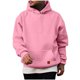 thumbnail image 1 of pstuiky Camisas casuales de manga larga para hombre, Sudadera con capucha de manga larga para hombre, estilo casual, con bolsillos, color liso Tops de hombre xxxl, 1 of 4