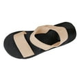 thumbnail image 2 of EliteGoogv Womens Wedge Sandals Platform Sandals Summer Beach Shoes For Women Slip On Espadrille Sandals Comfortable Casual Walking Shoes Womens Sandals OTHER US :6.5, 2 of 7