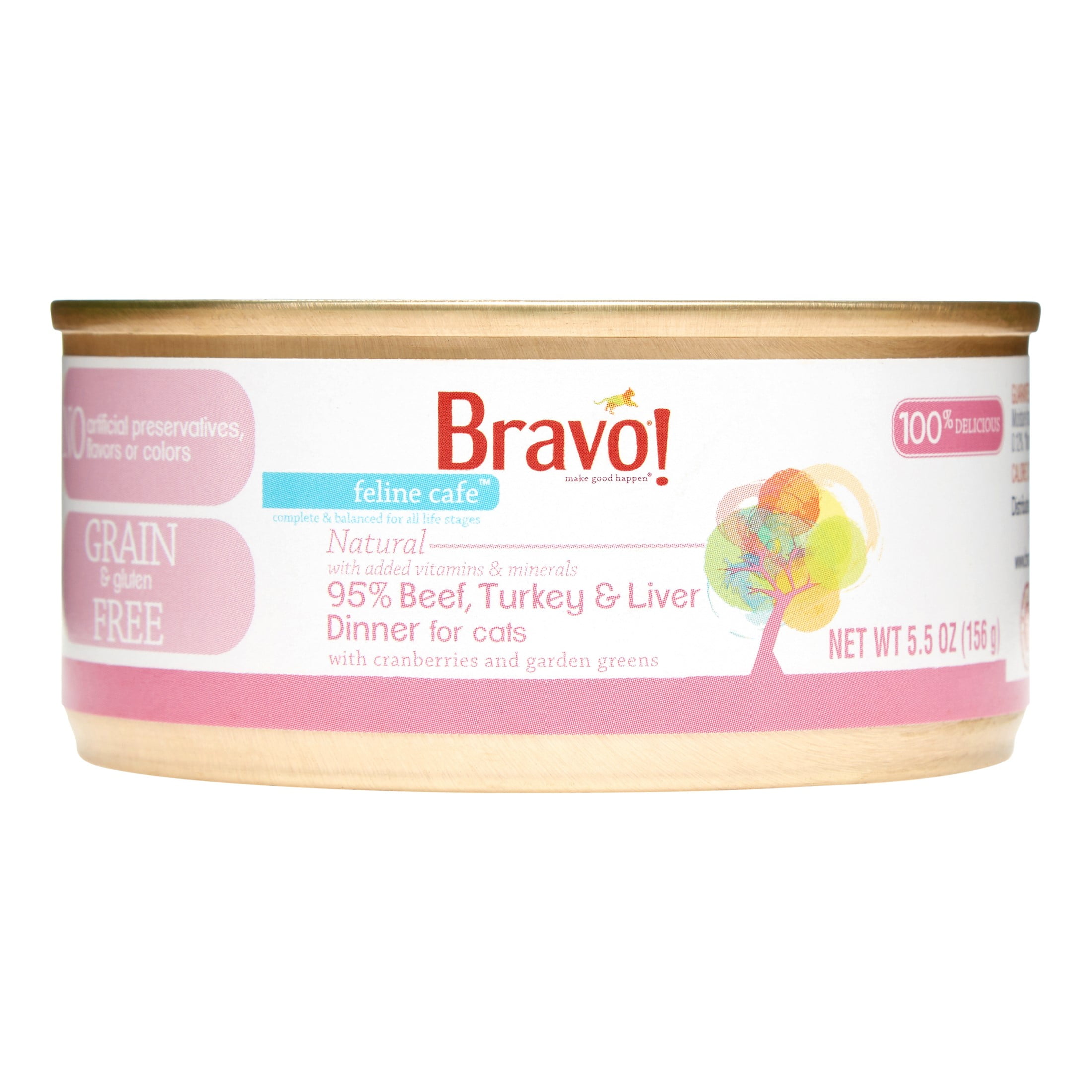 bravo wet cat food
