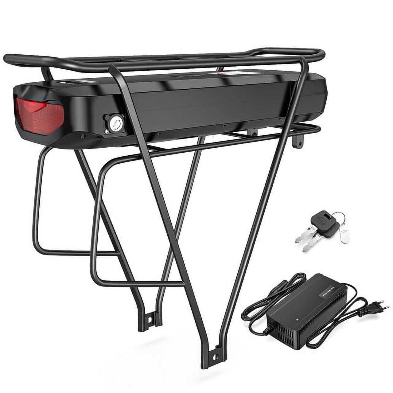 48V EBIKE Electric Bicycle Battery with Rear Rack Luggage