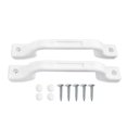 thumbnail image 2 of Camp'N -2 Piece- All Weather Plastic Grab Handle - Entry Door Assist Bar for RV, Trailer, Camper, Motor Home, Cargo Trailer, Boat-OEM Replacement (White 2-Piece), 2 of 10