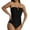 D83/Black, variant on Afdoent One Piece Swimsuit For Women Bandeau Halterneck Monokini Swimwear Push Up Bathing Suit For Swimming Beach 2026 Summer Swimwear