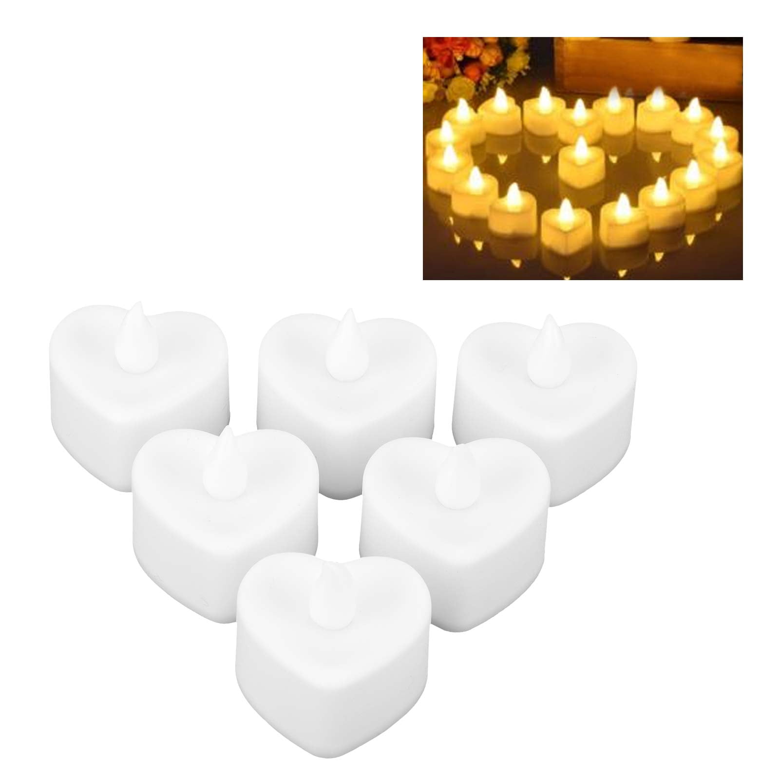 Battery Candles, 800LM Warm White Light Flameless Candle Light Light