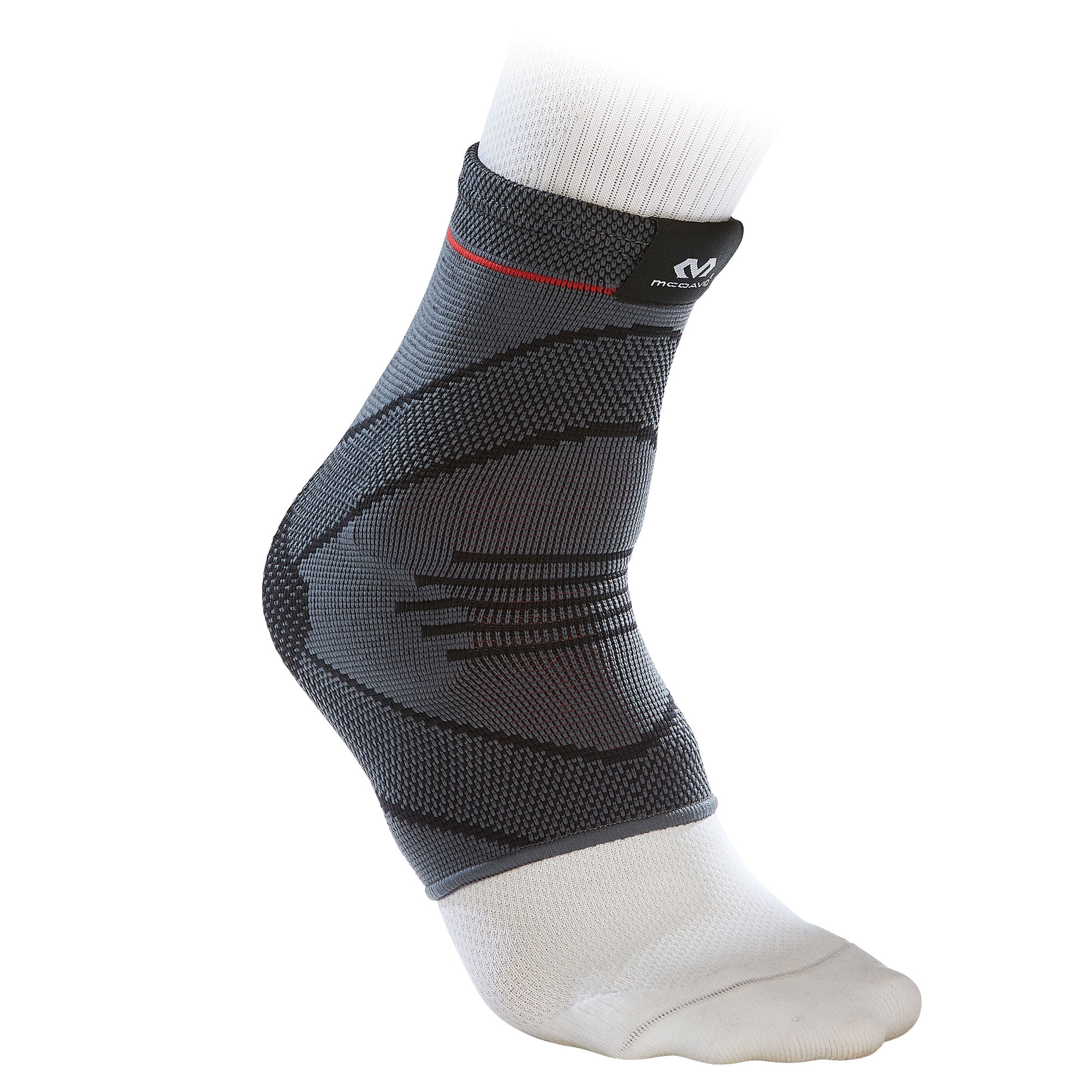 McDavid Ankle Compression Knit Sleeve W/ Gel Butresses, Large/Extra-Large
