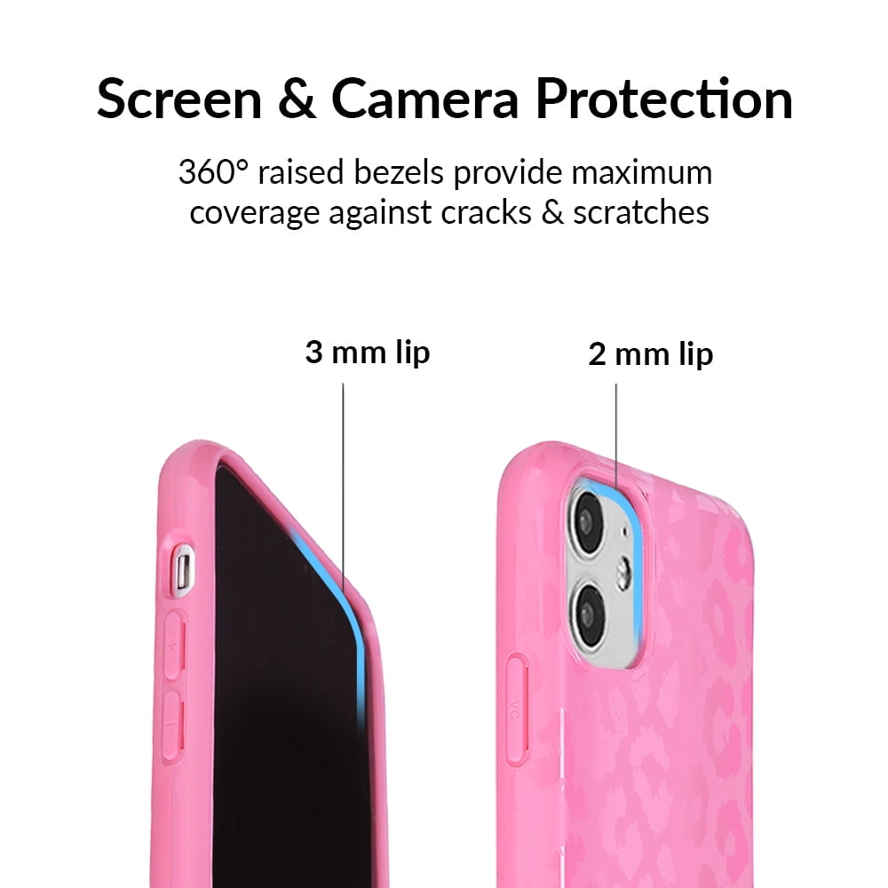 Velvet Caviar iPhone 11 Case - Cute Protective Phone Cases for Women - Hot Pink Leopard