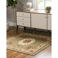 thumbnail image 3 of Rugs.com Chateau Collection Rug – 10 Ft Runner Cream Medium Rug Perfect For Living Rooms, Kitchens, Entryways, 3 of 8