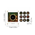 thumbnail image 3 of Christmas Magnetic Fridge Vinyl Music Box, 2026 New Programmable NFC Vinyl Player with Festive LED Light, 9Pcs Xmas Themed Vinyl Record Fridge Magnets, Holiday Home & Office Decoration, 3 of 9