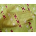 thumbnail image 4 of oneOone Silk Tabby Fabric Arrow Sign Kasuri Print Sewing Fabric BTY 42 Inch Wide, 4 of 4
