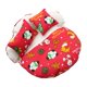 thumbnail image 2 of Mini de dormir para , ropa forma forma forma almohadas DIY, 1:12 para Ob11, accesorios para , jardín de hadas, decor rojo CUTICAT ropa de cama de muñeca redonda, 2 of 5