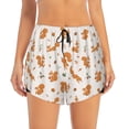 thumbnail image 4 of Lsque Cute Squirrel Fall Printed Women's Running Shorts with Liner Pockets,Elastic Quick Dry Workout Athletic Gym Yoga Shorts,Womens High Waist Shorts-X-Large, 4 of 9