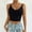 Black, variant on V Neck Tank Tops For Women Sevevn Women's Ribbed Knit Cami Crop Top Spaghetti Strap Sleeveless V Neck Camisole Tank Top Bodysuit For Women