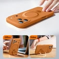 thumbnail image 4 of Case For IPhone 17 Pro Max/17 Pro/17 Air/17, Magnetic Ring Holder Soft Shell Ultra Thin Silicone Cover Silicone Wireless Charging Case, 4 of 6