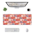 thumbnail image 3 of Disketp Gaming Mouse Pad Cartoon With Traffic Elements Pattern Large Mouse Mat Long Extended Desk Pad Non-Slip Rubber Mice Pads Stitched Edges Thin Pad (11.8x31.5 Inch), 3 of 9