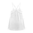 thumbnail image 5 of KHONTS Women's Spaghetti Strap Lace Cami Tops Loose Sleeveless Summer Flowy Tank Tops Lightweight Stylish Tops White XL, 5 of 5