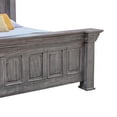 thumbnail image 4 of Benjara Siya Queen Size Bed, Clean Rustic Headboard and Footboard, Gray Finish, 4 of 5