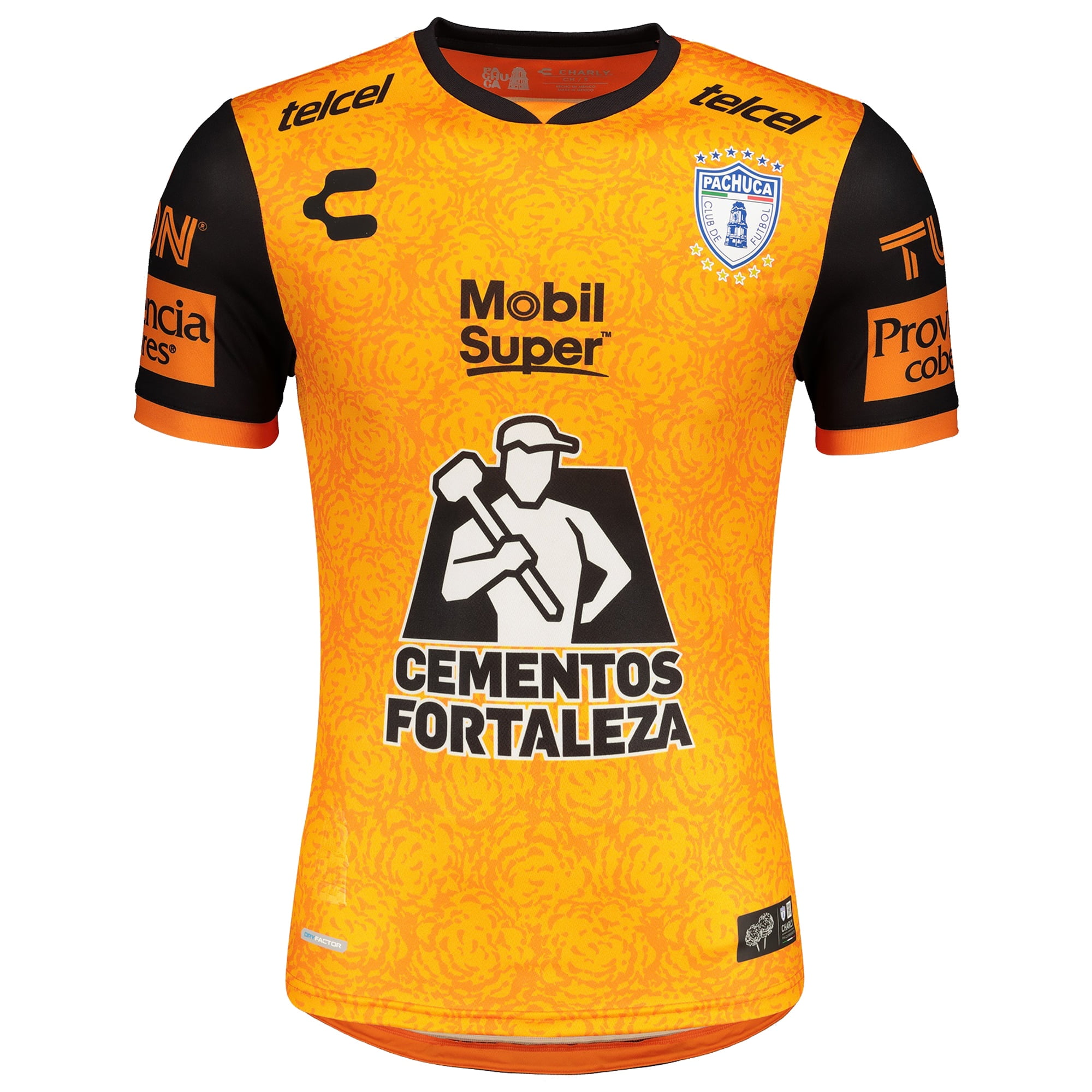 Men's Charly Orange . Pachuca 2020/21 Third Authentic Jersey -  