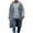Gray, variant on Miluxas Mens Long Open Front Cardigan Sweater Lightweight Hooded Knitted Cardigan Sweaters with Pockets