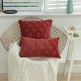 thumbnail image 5 of Super Soft Farmhouse Decorative Plush Throw Pillow Covers 18 x 18 in, Geometric Pattern Tufted Modern Accent Boho Square Cushion Cover Pillow Case for Couch Sofa, 5 of 9
