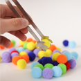 thumbnail image 1 of Counting Pompoms Kids Sorting Bowls Toddler Learning Activities Preschool Early Educational Montessori Fine Motor Skills ToysBall He Qiyong unisex, 1 of 1