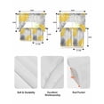 thumbnail image 5 of Yellow Flowers Swag Curtains for Living Room/Bedroom Windows, Retro Country Pastoral Garden Florals Kitchen Curtains and Valances Set 36 Inch Length, Light Filtering Swags Valance Curtain Panels, 5 of 5