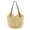 Beige, variant on Yucurem Boho Beach Tote, Hollow Travel Beach Bag, Paper Rope Hand-Woven Shoulder Bag for Ladies (Coffee)