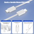 thumbnail image 4 of Cargador rápido StinkLight para iPhone 16, 15, 20 W, tipo C, 10 pies, 4 of 7