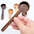 thumbnail image 2 of Cishnou Cucharas De Madera Para Botes Cuchara De Café Estilo Coreano 6.61 Pulgadas Cuchara Molida De Madera Para Café Medición Para Frijoles Molidos O Té Sopa Cocina Mezclador Agitador Herramientas De, 2 of 5