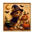 thumbnail image 3 of DIY Halloween Puppy Pearl Painting Kit, Halloween Pearl Diamond Art Kit for Adults Beginners, Pumpkin Dog Bead Painting Craft with 3D Pearl Art Wall Decor, 3 of 7