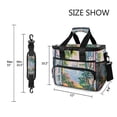 thumbnail image 3 of FORMRS Insulated Cooler Bag 24 Cans Capacity Soft Leakproof Lunch Box with Side Pockets, Floral Seaside, 3 of 7