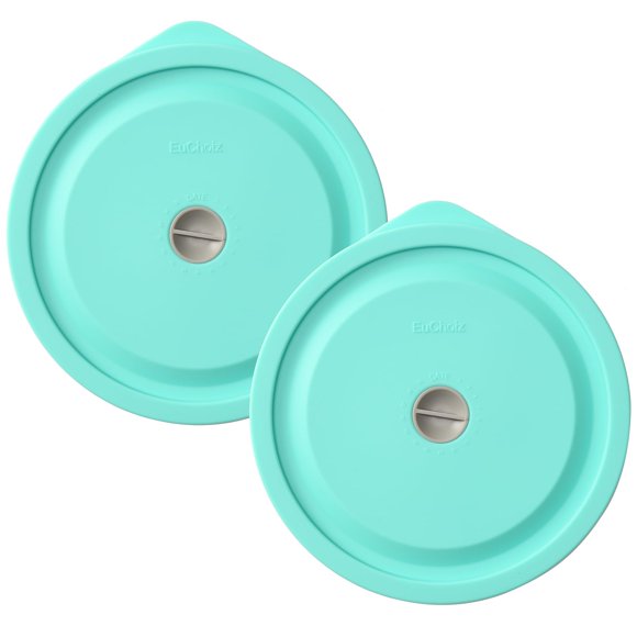 Tapas de silicona de repuesto EuChoiz redondas de 12 cm, paquete de 2