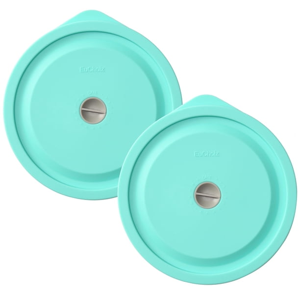 Tapas de silicona de repuesto EuChoiz redondas de 12 cm, paquete de 2