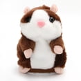 thumbnail image 3 of Cheers.US  Talking Hamster Toy,Cute Talking Nod Hamster Mouse Record Chat Pet Plush Toy Gift Exercise Hands-On Ability, Thinking and Brain Development for Kids, 3 of 12