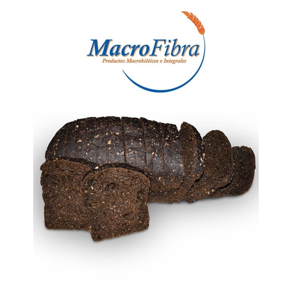 Pan de Caja Centeno Macrofibra Integral sin Azucar Vegano sin Lactosa Macrobiotico E Integral 3 Panes