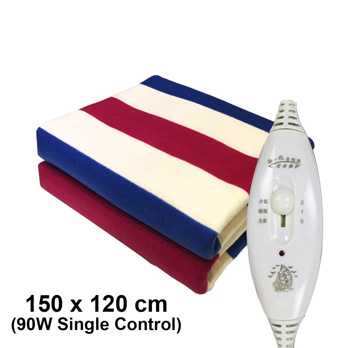 Heated Electric Blanket 3 Gears Temperature Control Warming Comfort