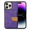 thumbnail image 3 of ELEHOLD Wallet Case for iPhone 13 Synthetic Leather 2-in-1 Phone Case with Magnetic Detachable Flip Card Slot Magnetic Clasp Drop Protection Shockproof Full Protective Wallet Case,purple, 3 of 9